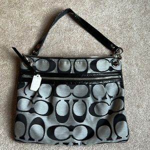 Coach-Black Logo Purse